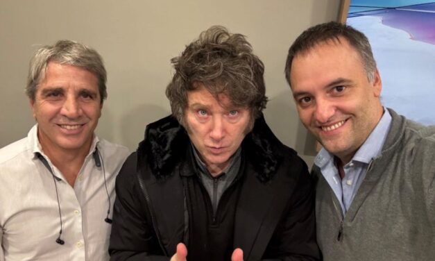 el Presidente se reúne con Elon Musk y la jefa del FMI en Estados Unidos