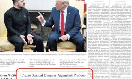 Milei llegó a la tapa de The New York Times por el Criptogate | La nota publicada el viernes está ahora en la edición impresa del diario 