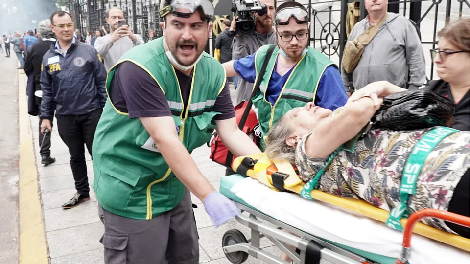El falso informe policial sobre la represión a la jubilada Beatriz Blanco