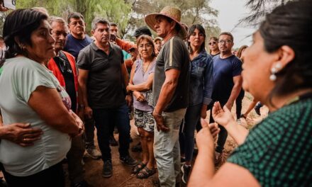 Orrego recorrió Jáchal tras el temporal y prometió asistencia para los damnificados