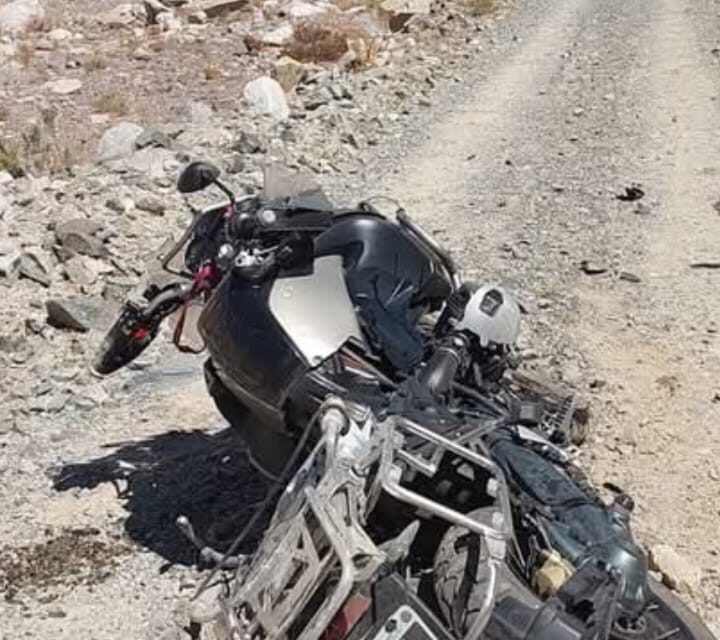 Tragedia en la Ruta CH-41: un motorista pierde la vida en violento accidente
