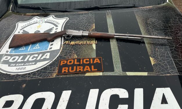 Detienen a un hombre armado en un operativo en 25 de Mayo