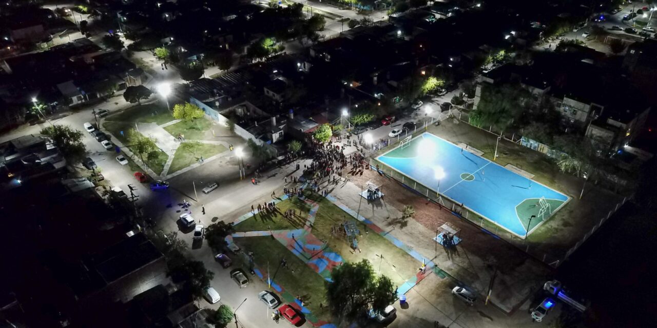 El Barrio Juana Manso, 2 de Abril y 17 de Agosto ya disfrutan de luminaria LED