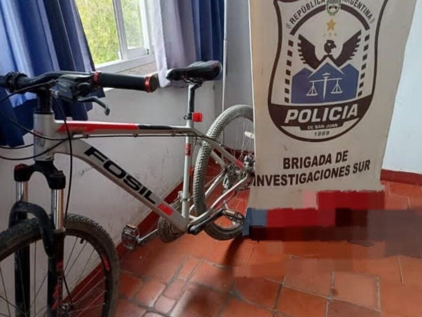 Brigada de Investigaciones Sur. Recupero Bicicleta