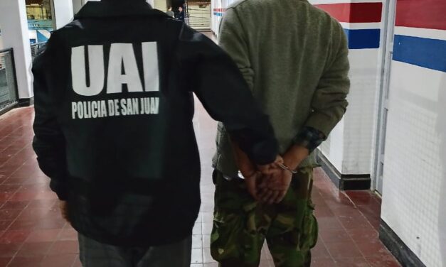 Allanamiento en Chimbas: Secuestran municiones y detienen a un hombre