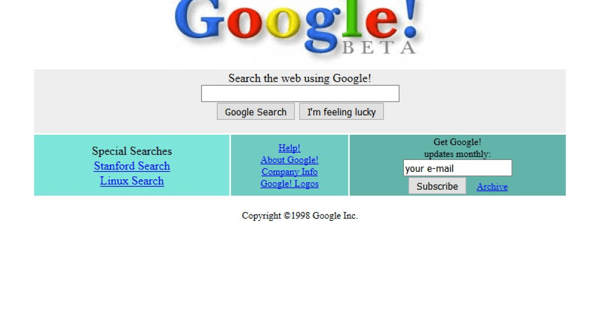 Google y el nacimiento de su emblemático motor de búsqueda