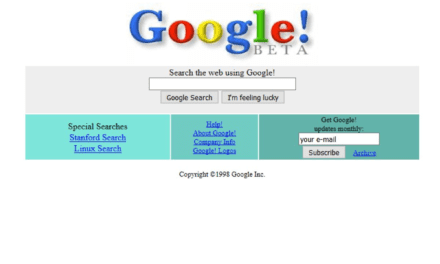 Google y el nacimiento de su emblemático motor de búsqueda