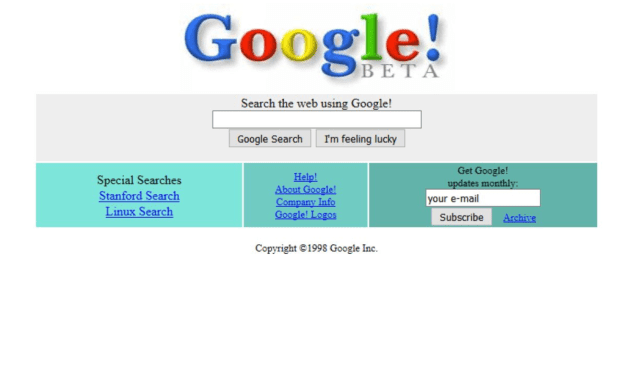 Google y el nacimiento de su emblemático motor de búsqueda