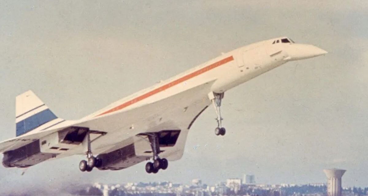 Concorde: el primer avión comercial en romper la barrera del sonido