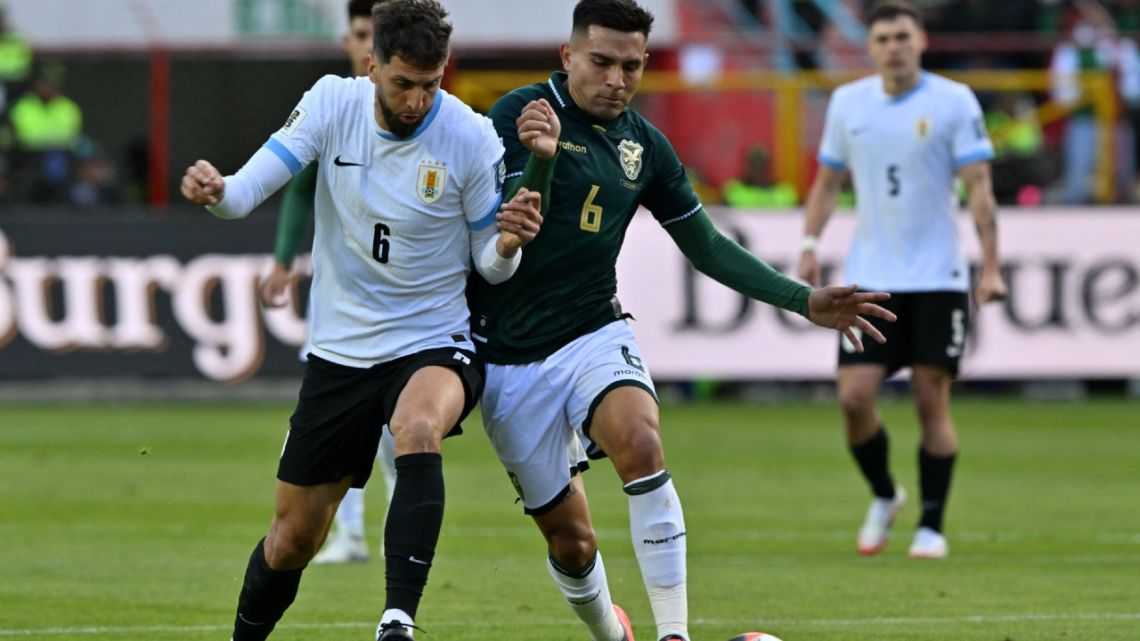 Bolivia empató con Uruguay y el resultado le permite clasificar al Mundial a la Argentina