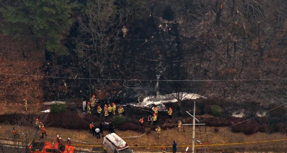 Un piloto falleció tras estrellar su helicóptero en medio de un incendio forestal