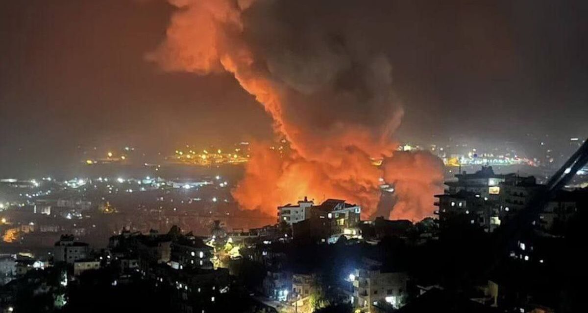 Israel bombardeó Beirut tras el alto al fuego que había pausado el conflicto