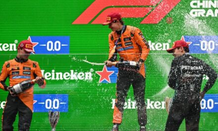 Dominó Piastri en China: el menú fue ensalada de McLaren, con un toque de Russell y gotas de Verstappen