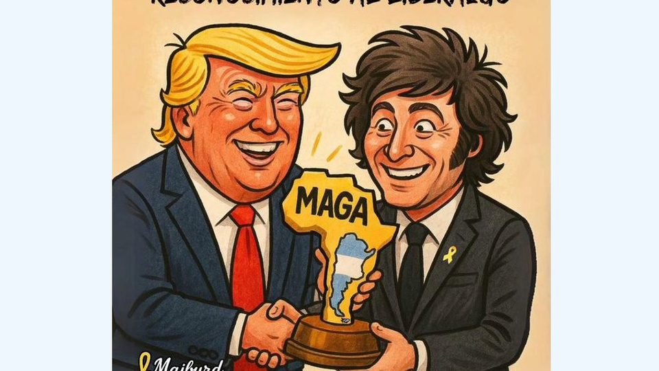 Milei imagina su premio «MAGA» con una Argentina en el continente africano | Viaja a EE.UU. para recibir un nuevo galardón «por su liderazgo»