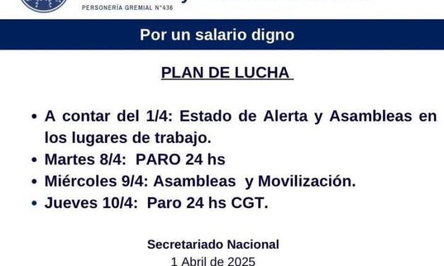 Conflicto en FOECYT: Anuncian medidas de fuerza por aumento salarial insuficiente