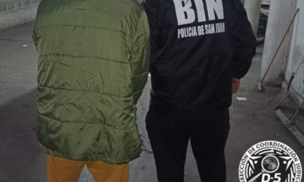 Peligroso delincuente sanjuanino cayó en Mendoza