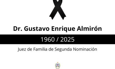 Profundo pesar en el poder judicial por el fallecimiento del juez de famila Gustavo Almirón