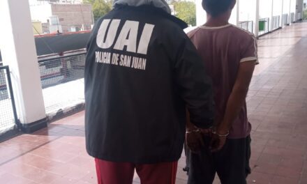 Detienen a un joven en Pocito por robo en una vivienda