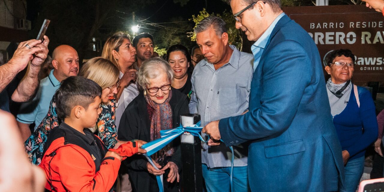 Rawson puso en valor el Barrio Residencial Obrero con una obra integral