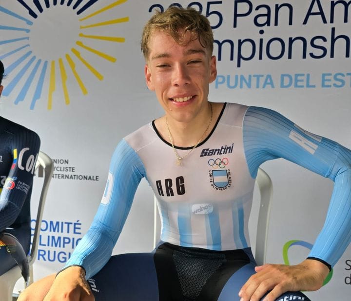 Mateo Kalejman se coronó campeón panamericano en contrarreloj individual