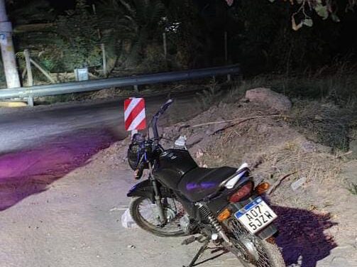 Recuperaron una motocicleta robada y detuvieron al sospechoso en Rawson