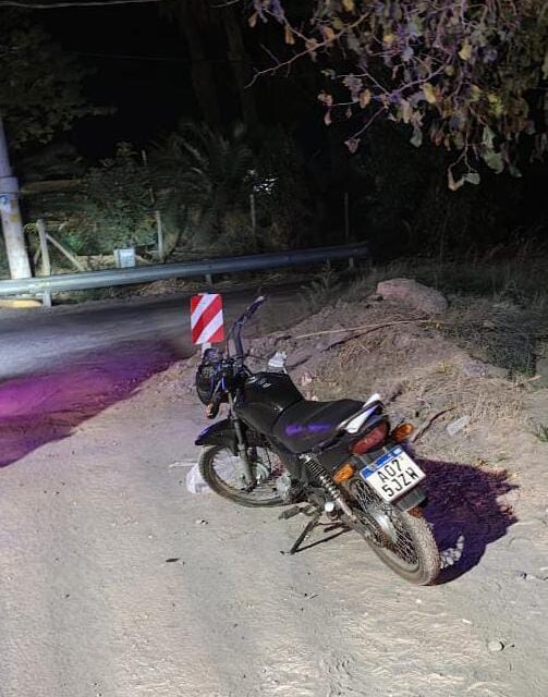Recuperaron una motocicleta robada y detuvieron al sospechoso en Rawson