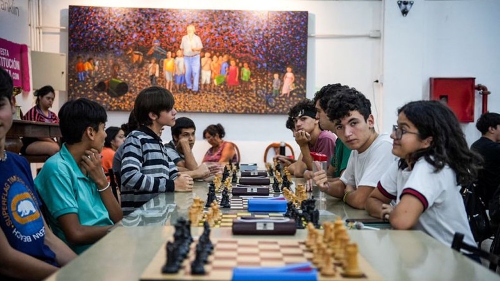 La Biblioteca Franklin será sede de la Liga Provincial de Ajedrez Juvenil