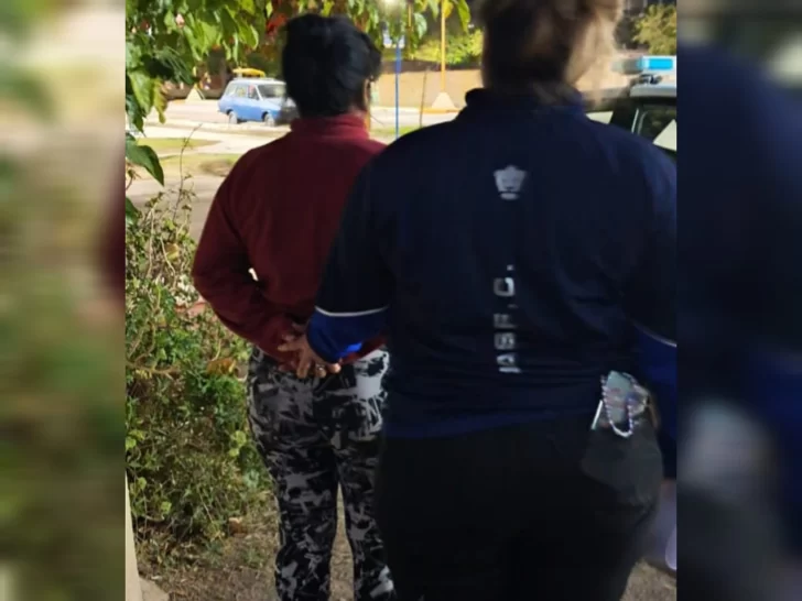 CHIMBAS: Una mujer que amenazó a su vecina con un cuchillo de carnicero, quedó detenida