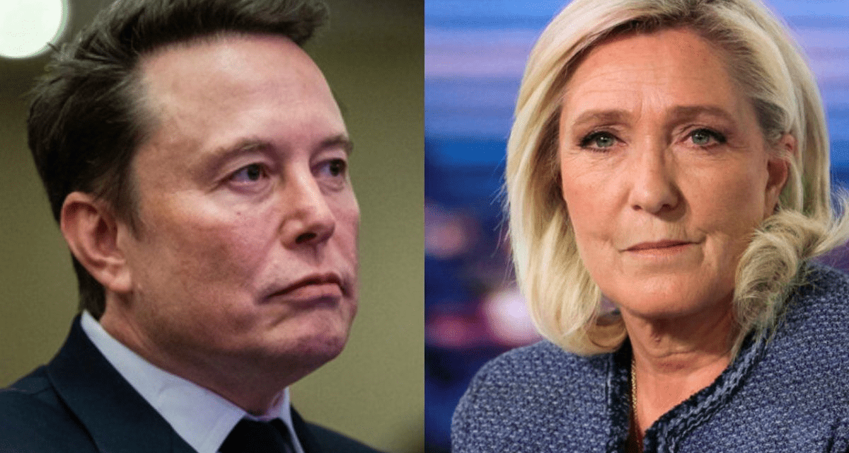 Elon Musk se suma a Donald Trump y pide la liberación de Marine Le Pen