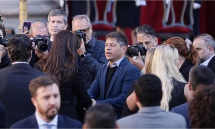 Victoria Villarruel, Axel Kicillof y Jorge Macri despidieron juntos al papa Francisco