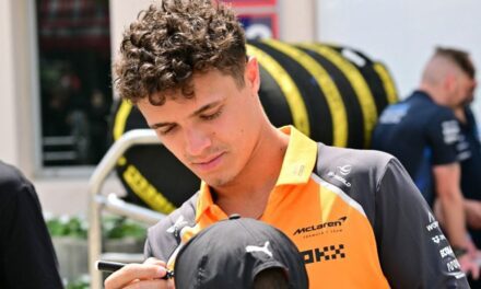 Lando Norris lideró la primera prueba libre en Bahréin