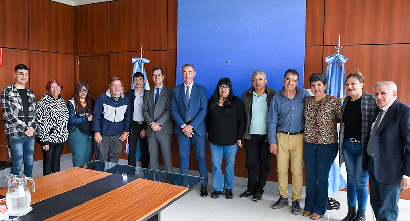 El vicegobernador Fabián Martín recibió a la Asociación Parkinson San Juan por el Día Mundial del Parkinson