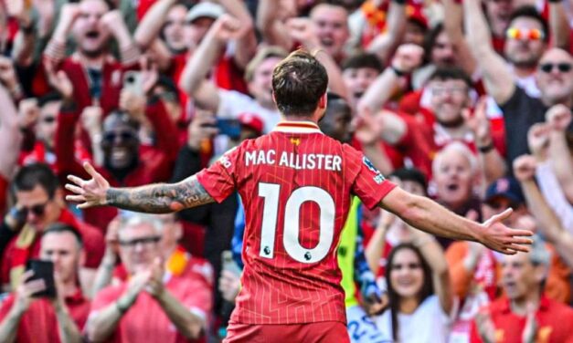 El Liverpool de Mac Allister goleó al Tottenham y se consagró campeón de la Premier League