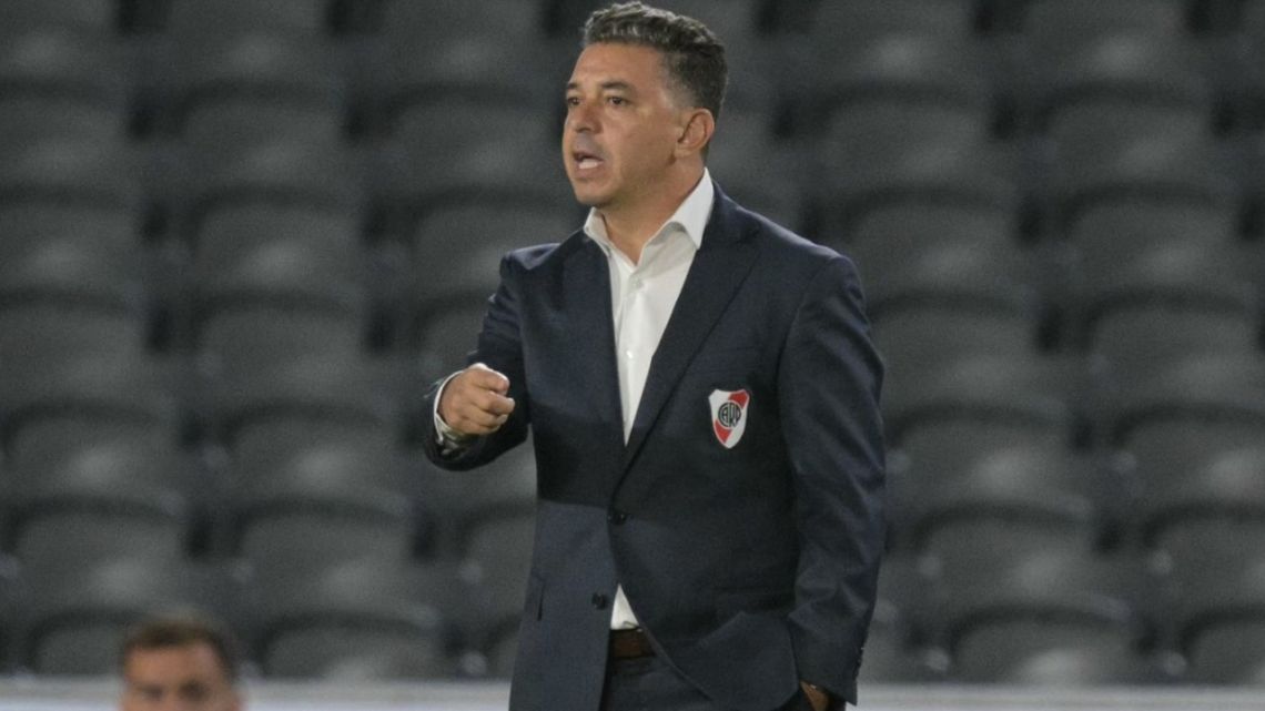 La autocrítica de Gallardo: «Me iría preocupado si el equipo no hubiera tenido el control»