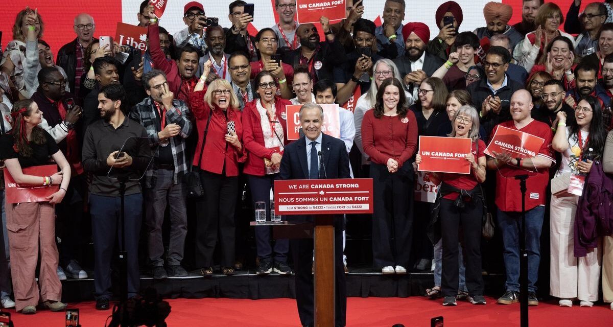 Con Mark Carney a la cabeza, el Partido Liberal de Canadá volvió a ganar las elecciones