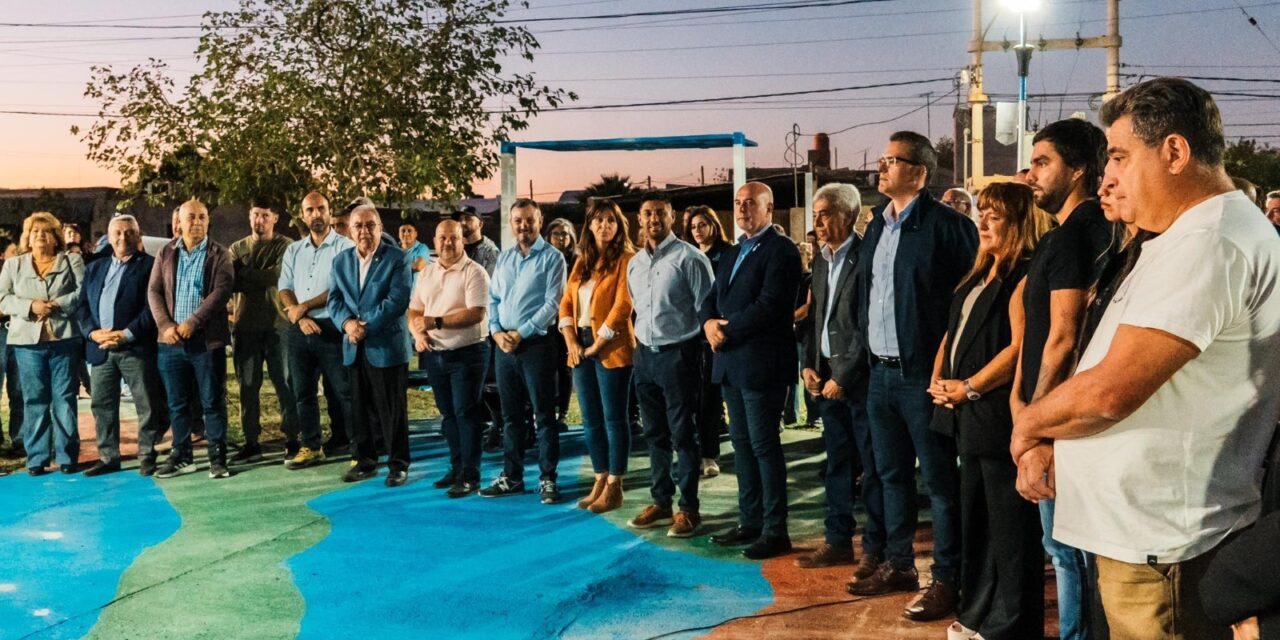 Se inauguraron las obras de renovación en la plaza del barrio Bella Vista
