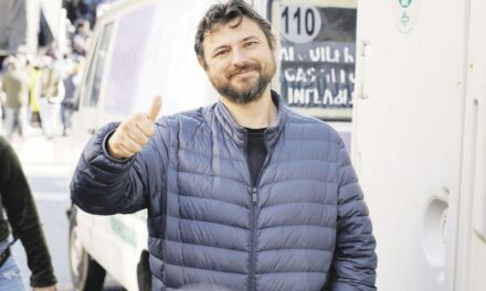 el dirigente habló tras ser atendido de urgencia en la guardia de un sanatorio