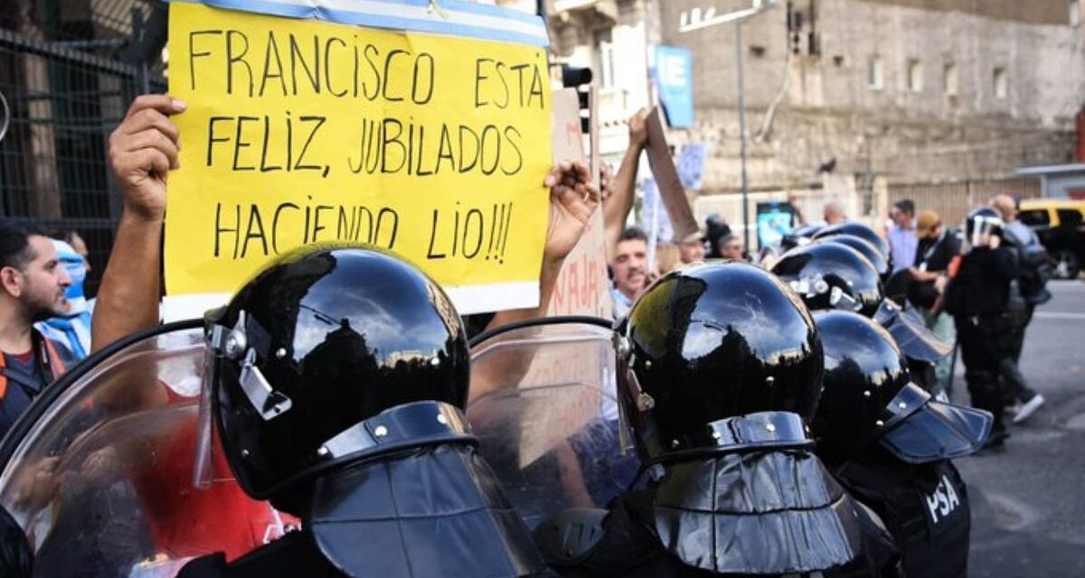 La marcha se extendió hasta plaza de Mayo