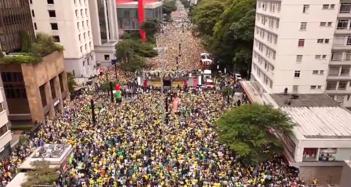 Jair Bolsonaro encabezó una protesta en Brasil para exigir su amnistía tras ser acusado por el intento de golpe