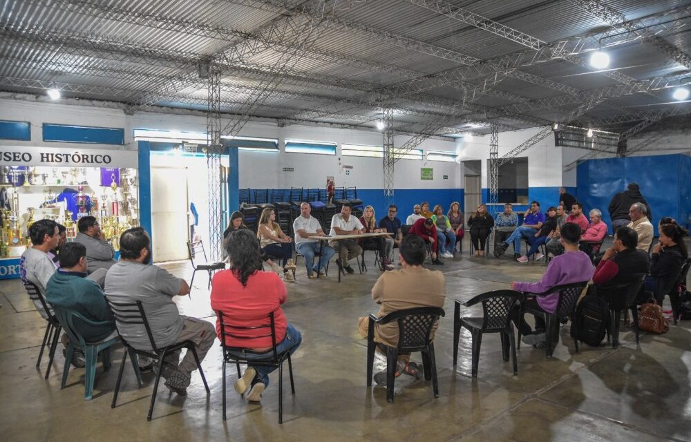 Familia y Desarrollo Humano fortalece vínculos con jubilados y organizaciones de Valle Fértil