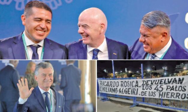 Riquelme, entre el apoyo de Chiqui Tapia y una campaña opositora que une a Macri y libertarios