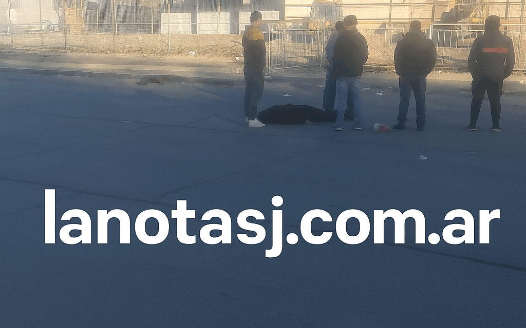 ACCIDENTE: Hace instantes en ruta 40 y calle 7