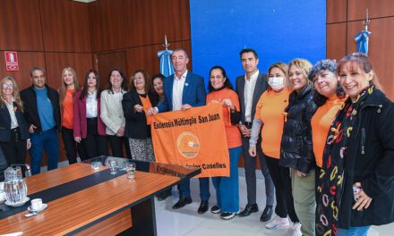 Fabián Martín se reunió con representantes del Espacio Esclerosis Múltiple San Juan