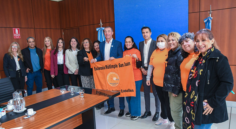 Fabián Martín se reunió con representantes del Espacio Esclerosis Múltiple San Juan