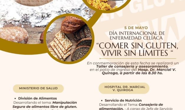 Día Internacional de la Enfermedad Celíaca: Jornada libre de gluten en el Marcial Quiroga
