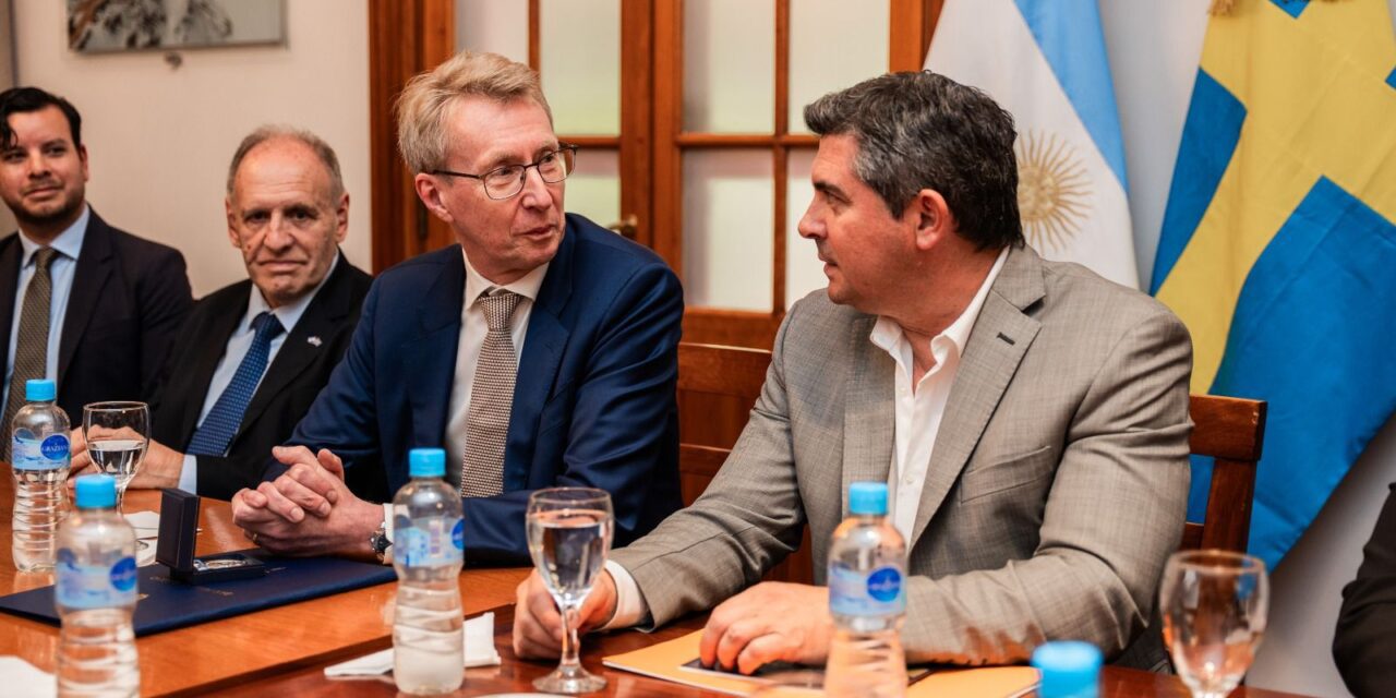 El Gobernador de San Juan Recibió al Embajador de Suecia en Argentina