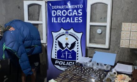 Allanamiento positivo en Albardón: secuestran drogas y detienen a un sospechoso