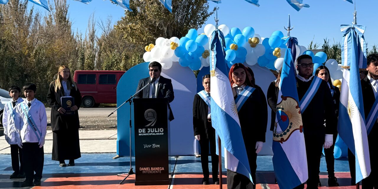 Fiorito fue escenario de una emotiva conmemoración del 25 de Mayo