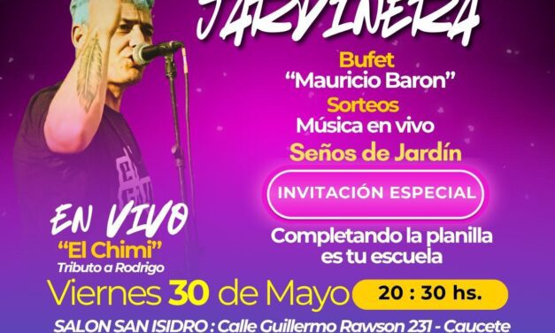 Reubican la celebración del Día de la Maestra Jardinera en Caucete por la ola polar