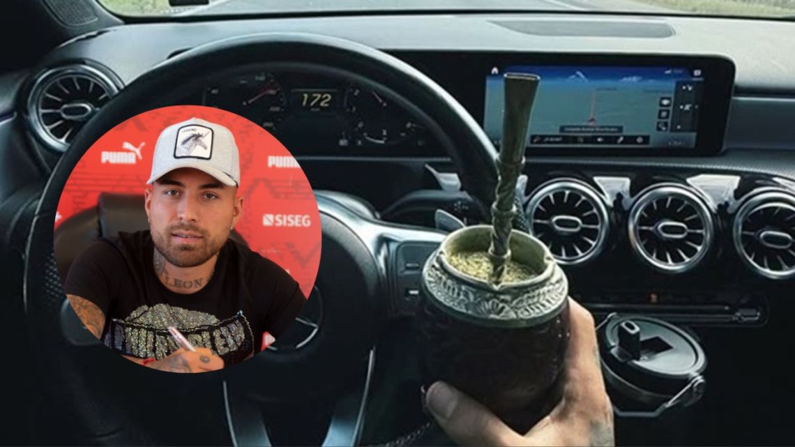 Un futbolista se mostró manejando a 172km/h y explotaron las redes sociales: controversia y repudio